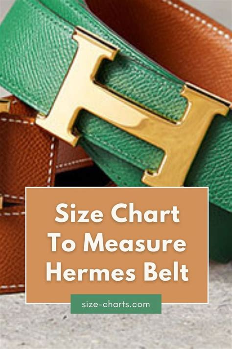 hermes belt women's size chart